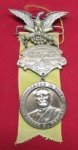  US Post Civil War Final GAR Encampment Delegate Badge, Indianapolis 1949