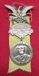 US Post Civil War Final GAR Encampment Delegate Badge, Indianapolis …