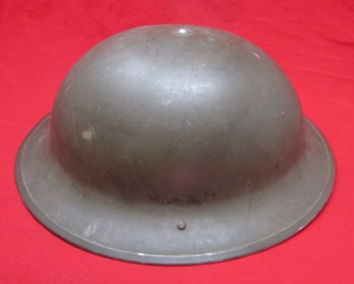  British WWII Steel Helmet and Liner, 1942, Size 7 3/4 — image 2