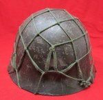 Japanese WWII Army Helmet & Liner, 1936 Liner (Showa 12)