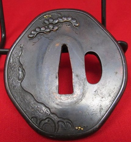  Japanese Samurai Sword, Hand Made Tsuba — image 4