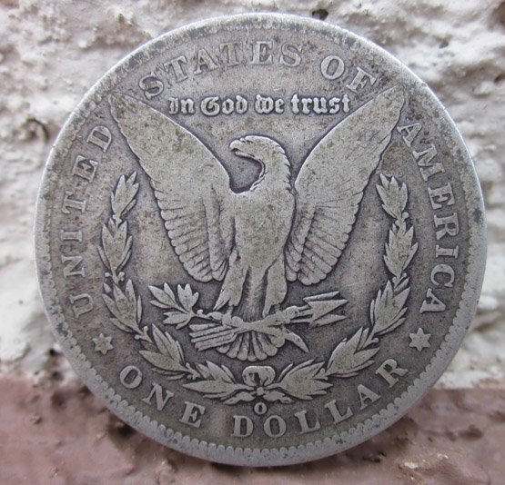  US Silver Coin, Morgan Dollar, 1890 New Orleans Mint — image 3