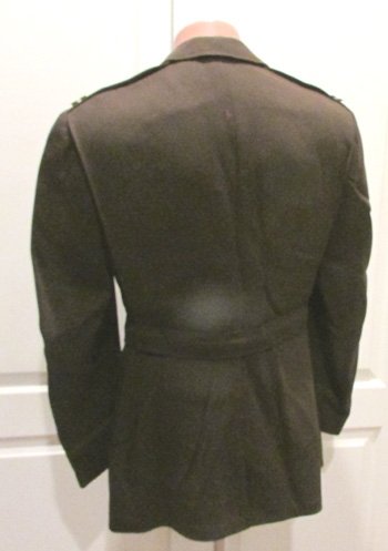  US WWII Army Air Corps Officer Belted Jacket, 8th Air Force, Sterling Insignia — image 4