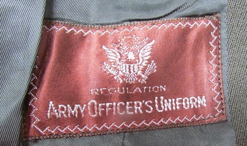  US WWII Army Air Corps Officer Belted Jacket, 8th Air Force, Sterling Insignia — image 5