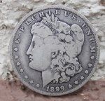US Silver Coin, Morgan Dollar, 1899, New Orleans Mint