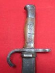 Japanese WWII Type 30 Training Bayonet, Kanji Marked Grip