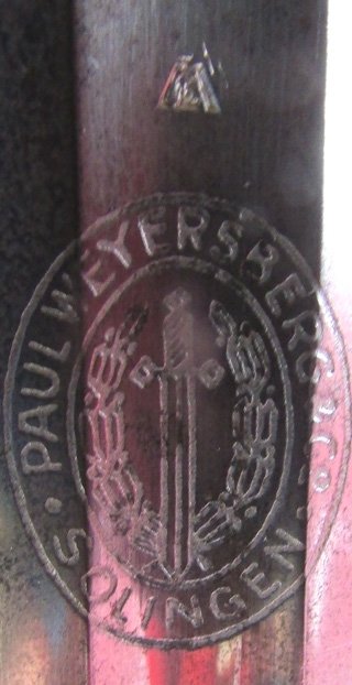  German WWII Luftwaffe Officers Sword, Paul Weyersberg Mfg, Aluminum Fittings — image 6