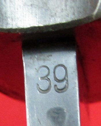  German WWII Matching K98 Bayonet and Frog, Herder 1939 — image 10