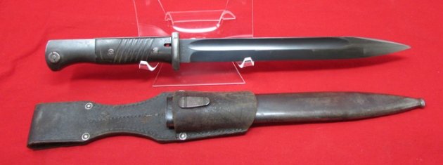  German WWII Matching K98 Bayonet and Frog, Herder 1939 — image 6