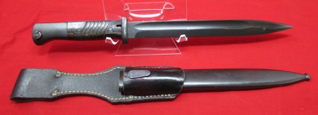  German WWII Matching K98 Bayonet and Frog, 41cul, A Beauty — image 5