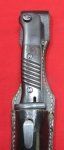 German WWII Matching K98 Bayonet and Frog, 41cul, A Beauty