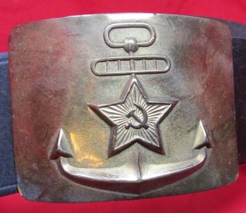  Soviet Cold War Era, Enlisted Navy Belt & Buckle — image 3