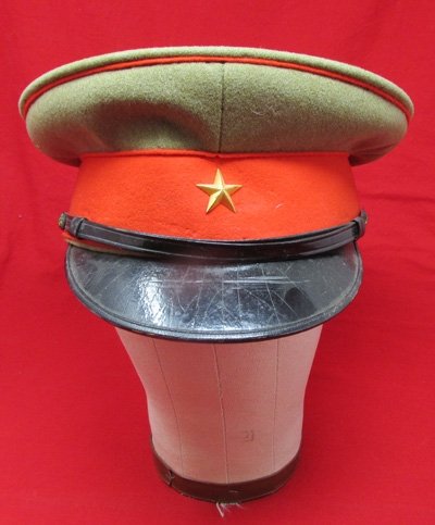  Japanese WWII High Quality Army Officers Visor Hat, Mori — image 2