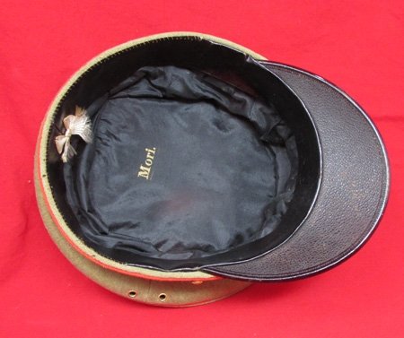  Japanese WWII High Quality Army Officers Visor Hat, Mori — image 5