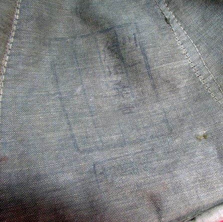  Japanese WWII Army Battle Damaged Helmet & Matching Cover, Same Spot — image 7