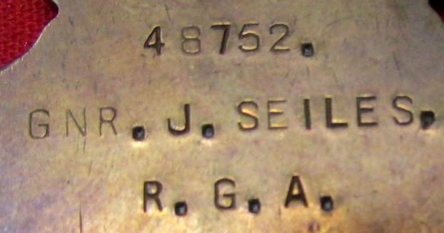  British WWI 4 Place Medal Bar, Trio & 1918 General Service Medal, R.G.A — image 4