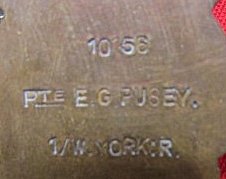  British WWI 5 Place Medal Bar, West Yorkshire Rgt, 1914 Star, Mons Star Old Contemptibles — image 4