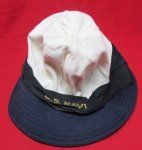 US WWII Navy WAVES Enlisted Womans Brimmed Hat White Top, …