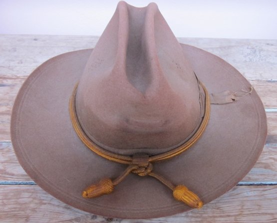  US Spanish American War Campaign Hat, Snowflake Vent — image 10