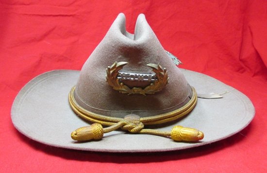  US Spanish American War Campaign Hat, Snowflake Vent — image 2