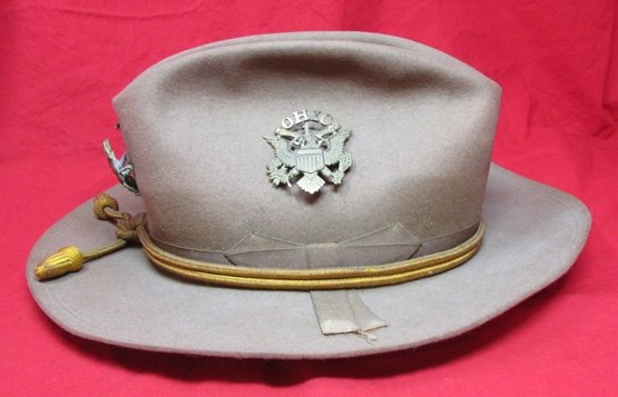  US Spanish American War Campaign Hat, Snowflake Vent — image 5