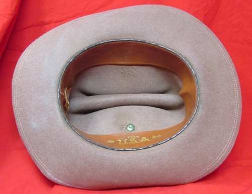  US Spanish American War Campaign Hat, Snowflake Vent — image 8