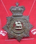 British Victorian, Enlisted Helmet Plate, (Queen's Own) West Surrey Regiment