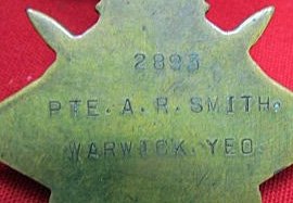  British WWI Medal Trio, A.R. Smith, Warwick. Yeo., Gallipoli, Twice Torpedoed — image 3
