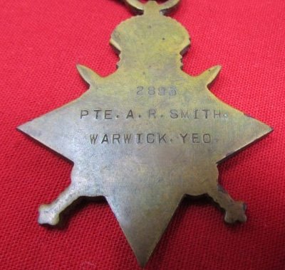  British WWI Medal Trio, A.R. Smith, Warwick. Yeo., Gallipoli, Twice Torpedoed — image 4