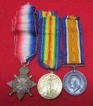 British WWI Medal Trio, A.R. Smith, Warwick. Yeo., Gallipoli, Twice …
