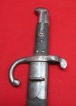 Danish M1867 Rolling Block Rifle Bayonet, Weyersberg Manufacture.