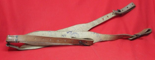  French, Post WWI Leather Support Straps — image 4