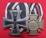 German WWI 2 Place Medal Bar, Parade Mount, Berlin Retailer …