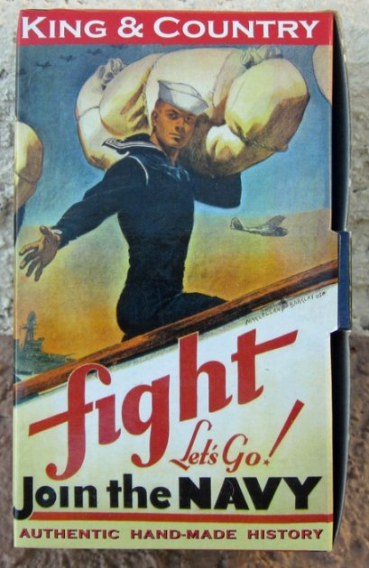  King & Country, USN013, Three Sitting Sailors, Retired, Boxed — image 4