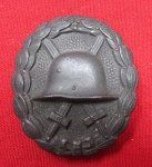 German WWI Wound Badge, Black, Hollow Back
