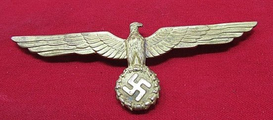  German WWII Kriegsmarine Officers Metal Breast Eagle — image 2
