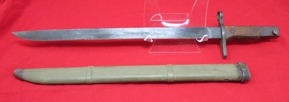  Japanese WWII Late Type 30 Bayonet, Nagoya Mfg, Square Pommel — image 7
