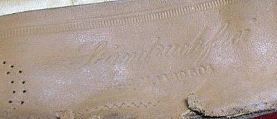  German WWII Army Panzer Officers Visor Hat, East Prussian Retailer — image 8