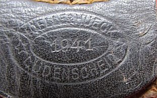  German WWII Steel Army Buckle & Tab, N&H 1941 — image 3