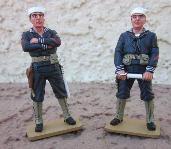  King & Country, USN003, Shore Patrol, 2 Figures, Retired, Boxed — image 2