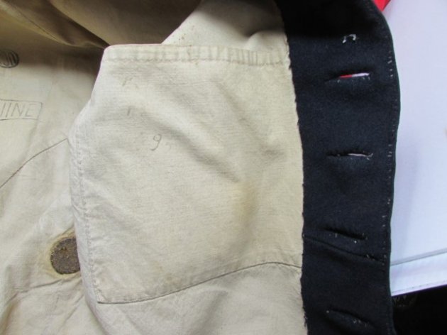  French Pre WWI, Dark Blue Fatigue Jacket, 1888 Dated — image 12