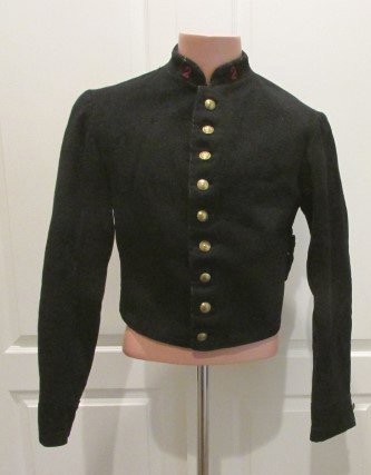  French Pre WWI, Dark Blue Fatigue Jacket, 1888 Dated — image 2