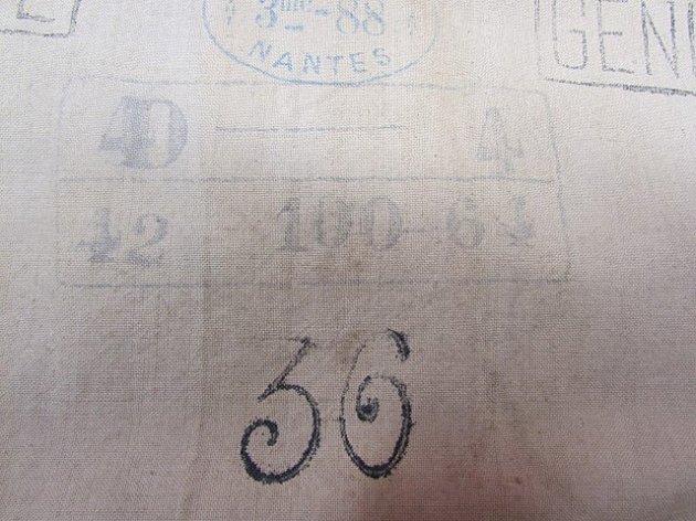  French Pre WWI, Dark Blue Fatigue Jacket, 1888 Dated — image 9