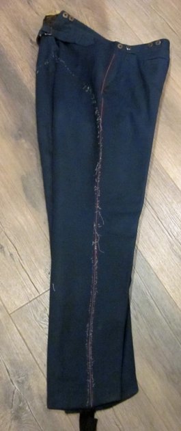  Austrian Imperial Era, Straight Legged Trousers, Red Piped — image 2