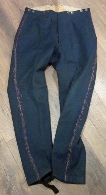  Austrian Imperial Era, Straight Legged Trousers, Red Piped — image 4