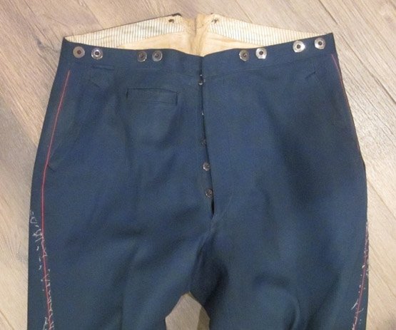  Austrian Imperial Era, Straight Legged Trousers, Red Piped — image 5