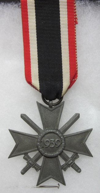  German WWII War Service Cross 2nd Class w' Swords — image 3