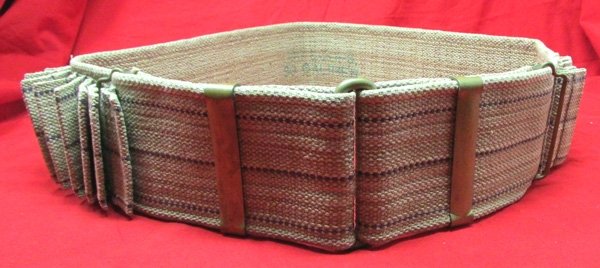  US Spanish American War, Double Loop, 30 Caliber, Infantry Belt, 100 Rounds, Unissued Condition — image 2