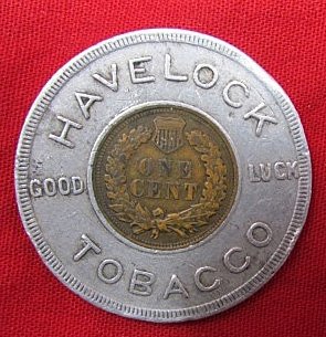  US 1903  Lucky Penny Pocket Piece, Havelock Tobacco — image 4