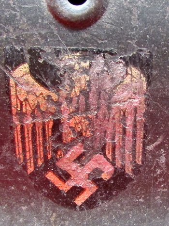  German WWII Army M1940 Steel Helmet, NS 64, 19 'FRANCE' 44 — image 2